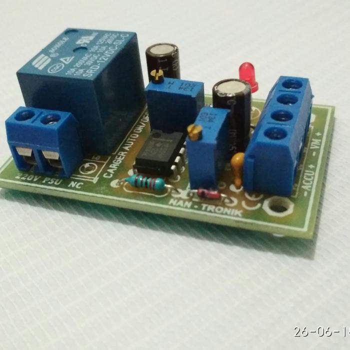 "New" Modul Kit Charger Accu / Cas Aki 12V Otomatis Up to 150A