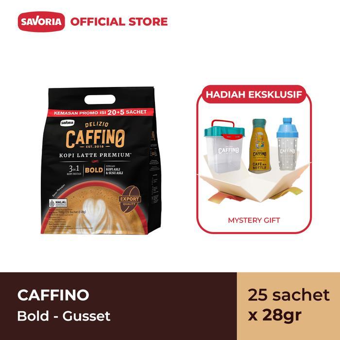 Promo- Caffino Bold Gusset - 25 Sachet X 28G Gratis Mystery Gift
