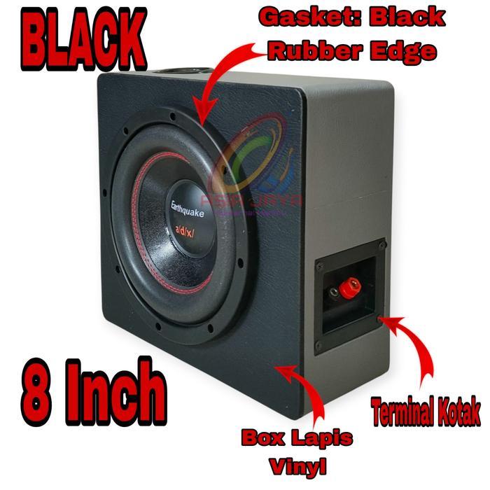 Paket Combo Subwoofer Kolong Pasif Speaker ADX 8 Inch Earthquake 888 8 Inch