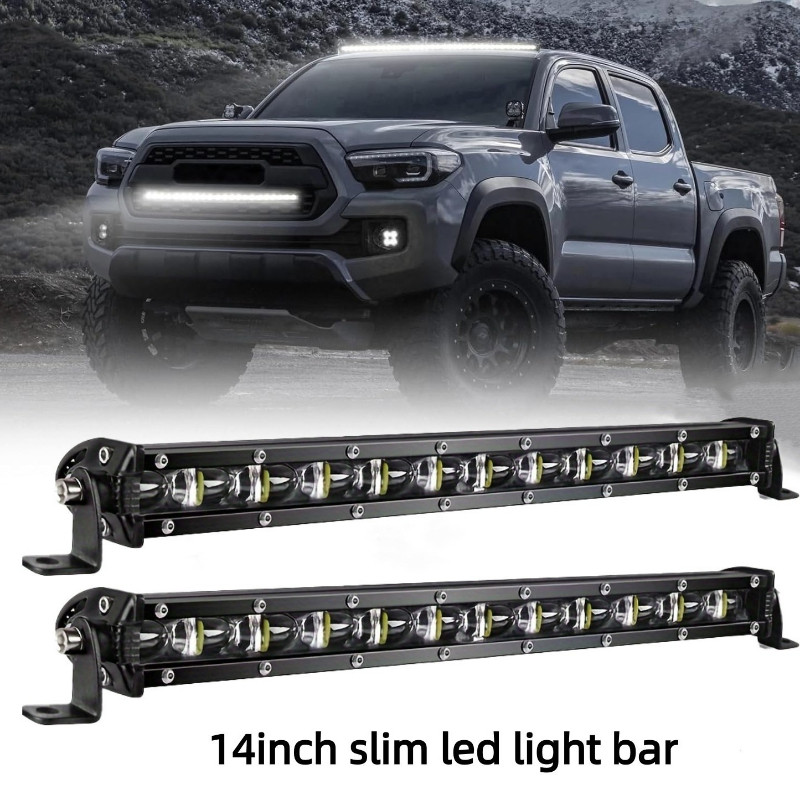 Utral Slim LED Bar LED Work Light Bar 6D Lens Light Spotlight for Car Driving Fog Light Offroad