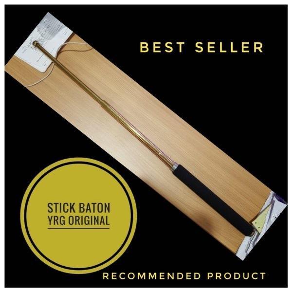 TERLARIS - Stik Stick Baton Tongkat Besi Padat Satpam Security Pentungan Panjang