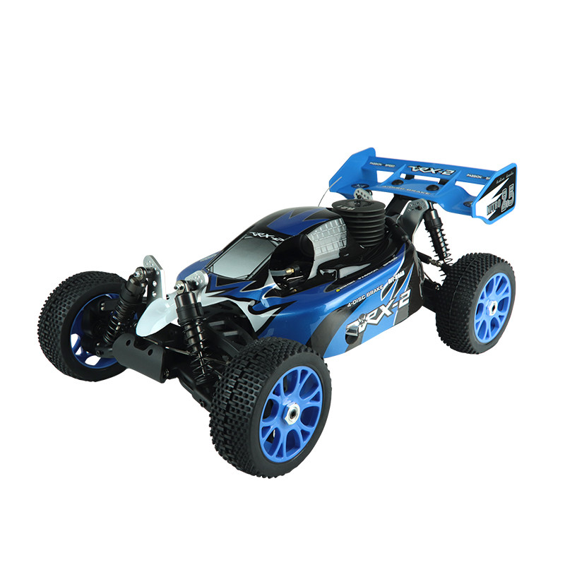 Mobil RC Buggy VRX Racing RH802 VRX-2 1/8 Nitro RTR 4WD dengan Mesin Force.21 untuk Petualangan Off-