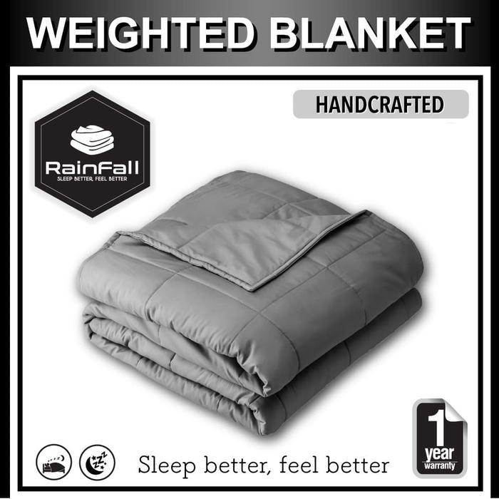Rainfall Custom Size Heavy Weighted Blanket Selimut Berat