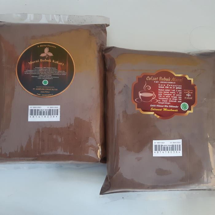 Bubuk Coklat Murni 500 G (Kampung Coklat Blitar)