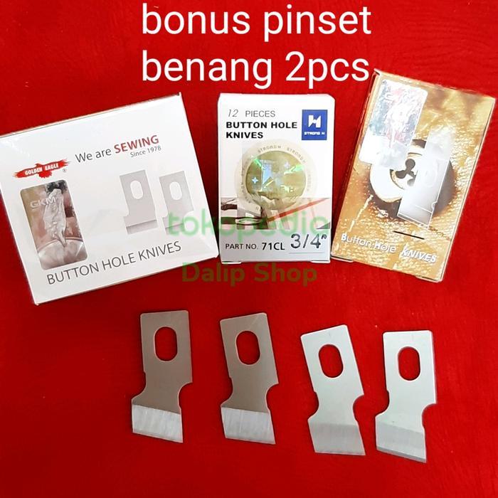 Pisau Mesin Jahit Lobang Kancing Industrial