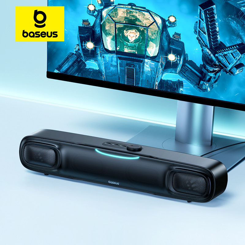 PROMO   Baseus DS10 Portable Soundbar Speaker Bluetooth 5.3 4-Unit Driver Audio 3D Soundscape Surrou