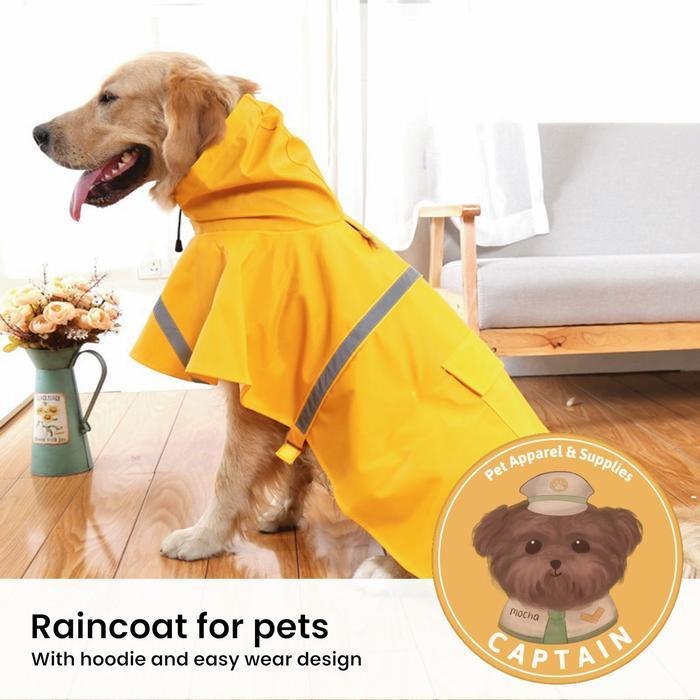 TERLARIS JAS JAKET HUJAN RAINCOAT HOODIE PREMIUM LUCU ANJING KUCING BISA GOSEND