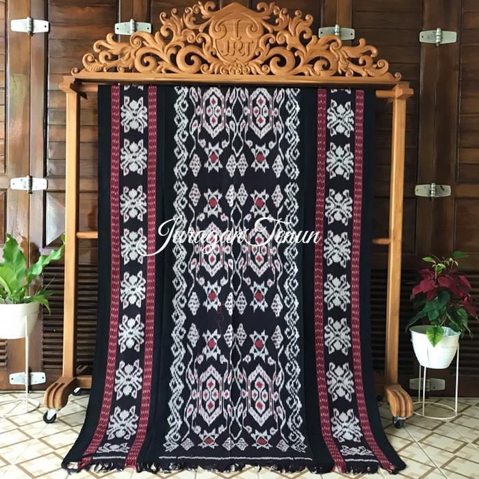 Kain Tenun Blanket Piting Putihan