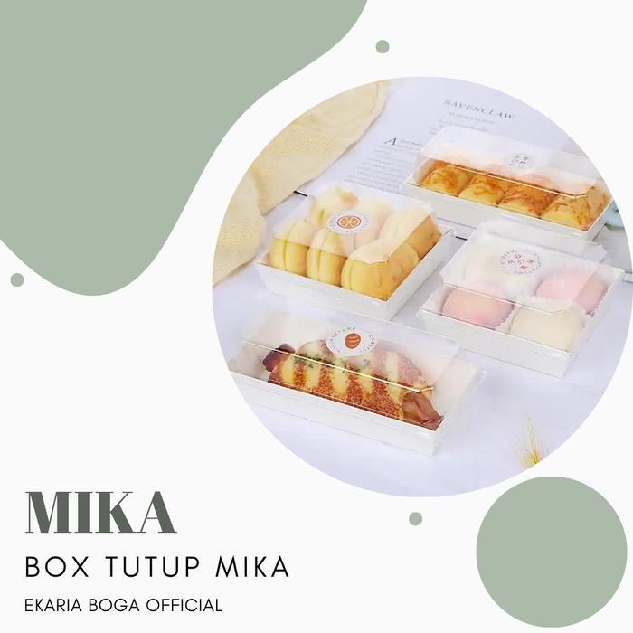 MIKA KOTAK KUE CAKE BOX BOX TUTUP MIKA ISI 5