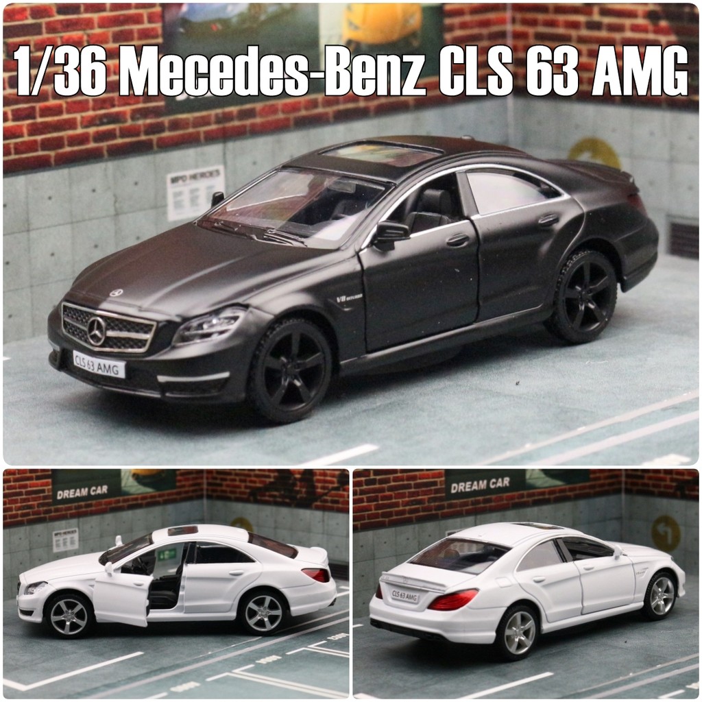 1/36 Mercedes-Benz C-Class CLS 63 AMG Toy Car Model For Children RMZ CiTY 5'' Diecast Vehicle