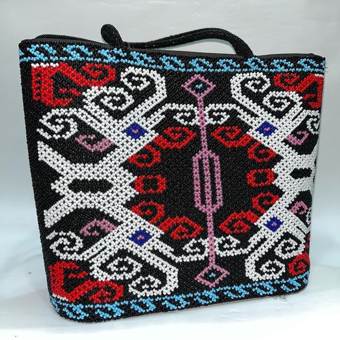 Spesial Tas Jinjing Manik Etnik Dayak Khas Kalimantan / Tas Tangan / Tas Tenteng / Tas Wanita / Hand