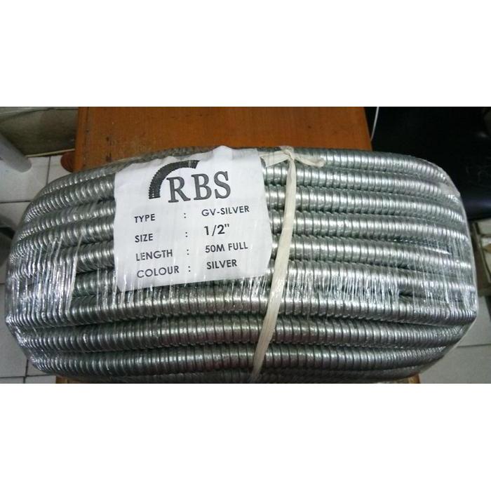 Flexible Galvanis Conduit / Flexible Metal Conduit Uk. 1/2" Merk Rbs