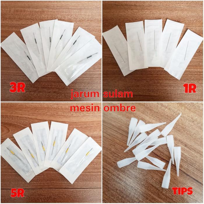 jarum sulam mesin Ombre jarum sulam alis