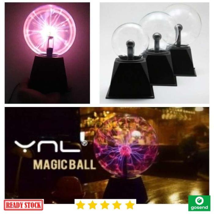 Mainan Lampu Plasma Ball Bola Kristal Ajaib