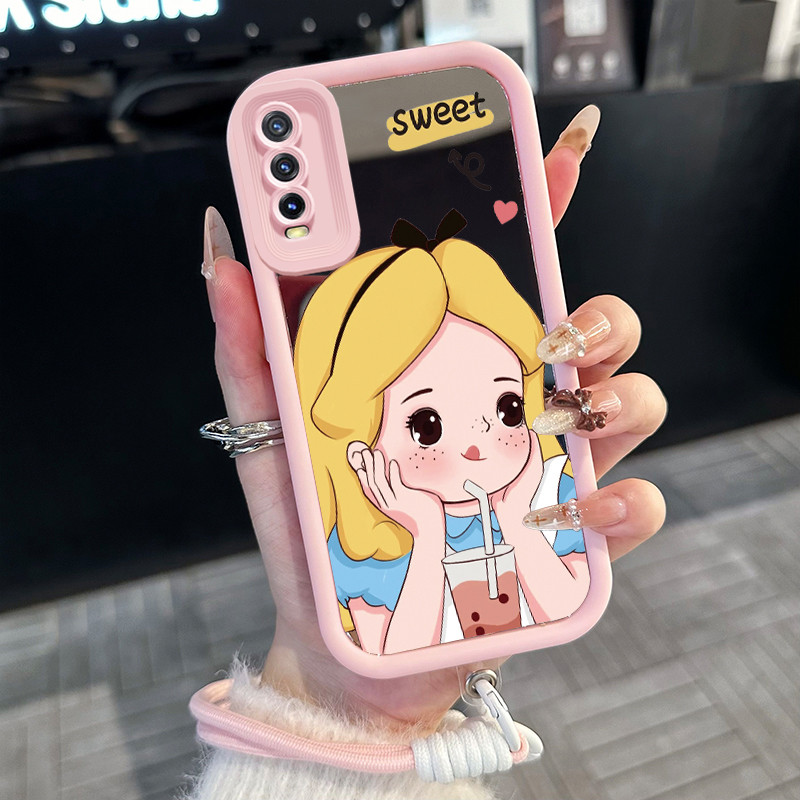 Casing Hp untuk VIVO Y20 Y20s Y20i Y20t Y20G Y12s Y12a Y11s Y30G Y33t Y33s Case Casing putri pola Si