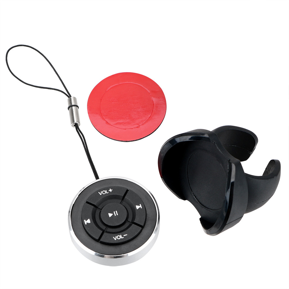 Car Steering Wheel Buttons Bluetooth Switch Wireless Remote Control For IOS Android Phone Tablet
