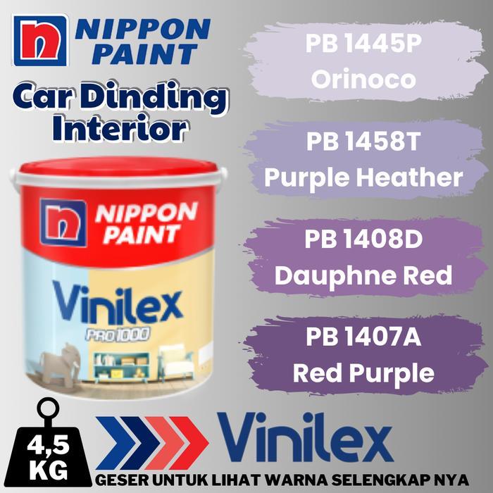NIPPON PAINT VINILEX 1000 4,5KG WARNA UNGU NIPPON PAINT CAT TEMBOK VINILEX 1000 4,5KG VINILEX GAJAH