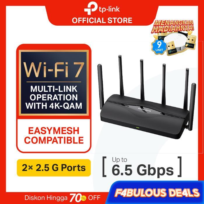 TP Link Mercusys MR37BE BE6500 Dual-Band Wi-Fi 7 Router