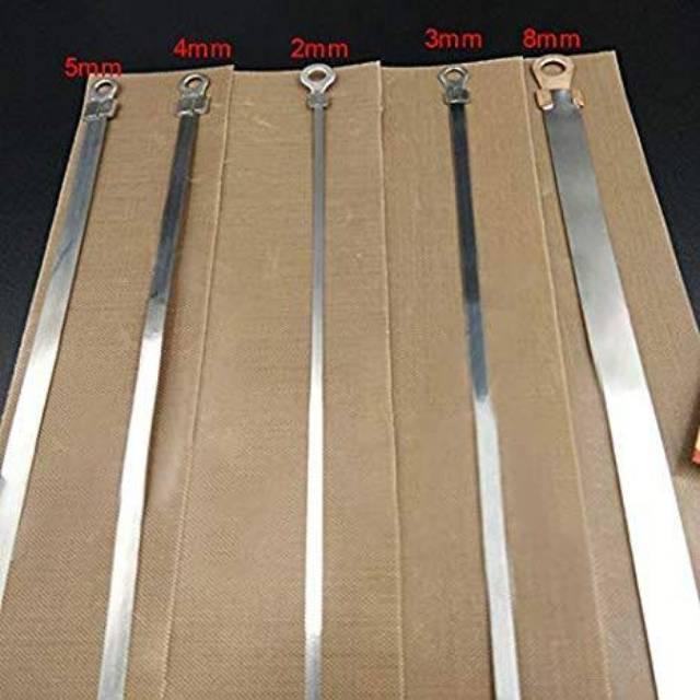 Lebar 8Mm/5Mm Kawat / Elemen + Kain Sealer / Las Press Plastik 20Cm / 30 Cm