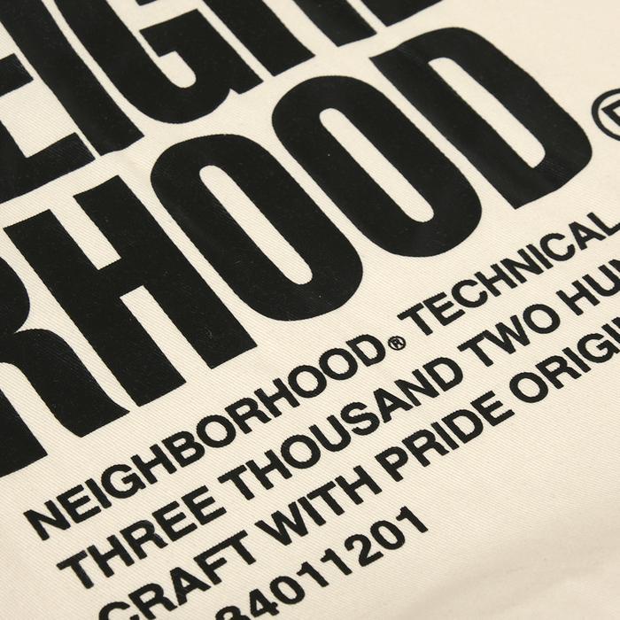 Tas Selempang Pria Neighborhood Large Print Cotton Twill Tote Bag
