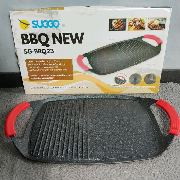 Suggo Bbq Grill Pan Multiguna Aluminium Anti Gores Baja