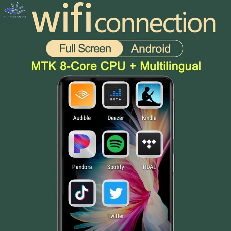 XIAOQIAODZ MP4 Player M2 MP3 Music MP5 Video Bluetooth Electronic Book Android Touch Portal Wifi