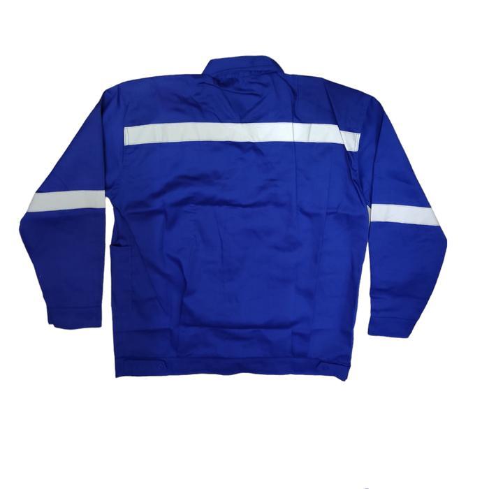 ASLI baju kerja safety Lengan panjang + Bordir READY STOCK