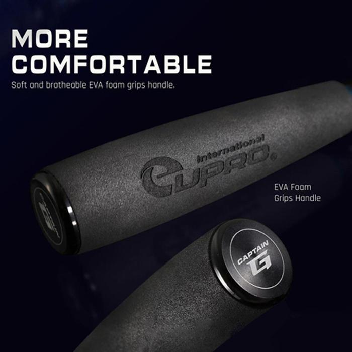 Eupro Joran Pancing Spinning Captain G 165Cm - 198Cm Sambung 2 Carbon Xsb Joran Pancing Galatama Dan