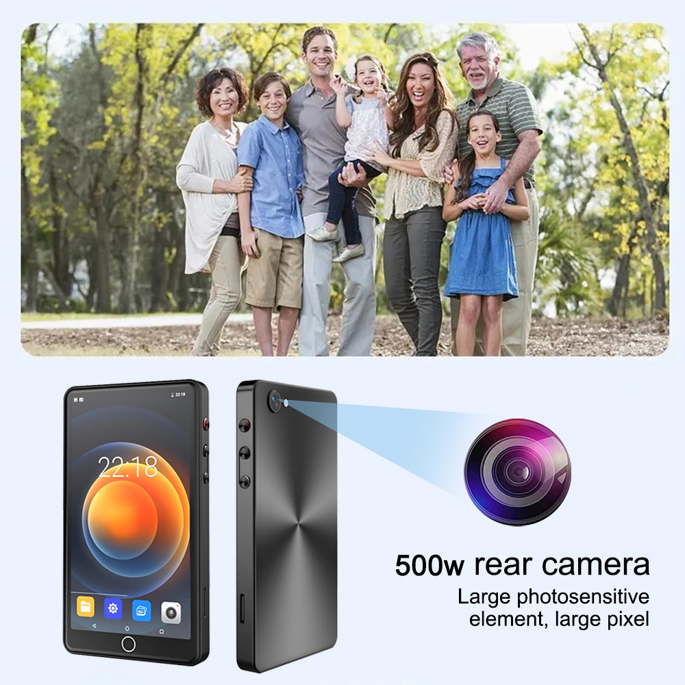 Camera Mp4 Player Bluetooth Wifi Android 16gb Touch Screen Hifi Music Voice Recorder Video Mp3