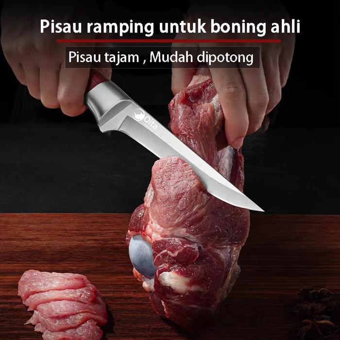 Pisau Chef/Pisau Stainless Serbaguna/Pisau Super Jepang/Pisau Boning Profesional Populer