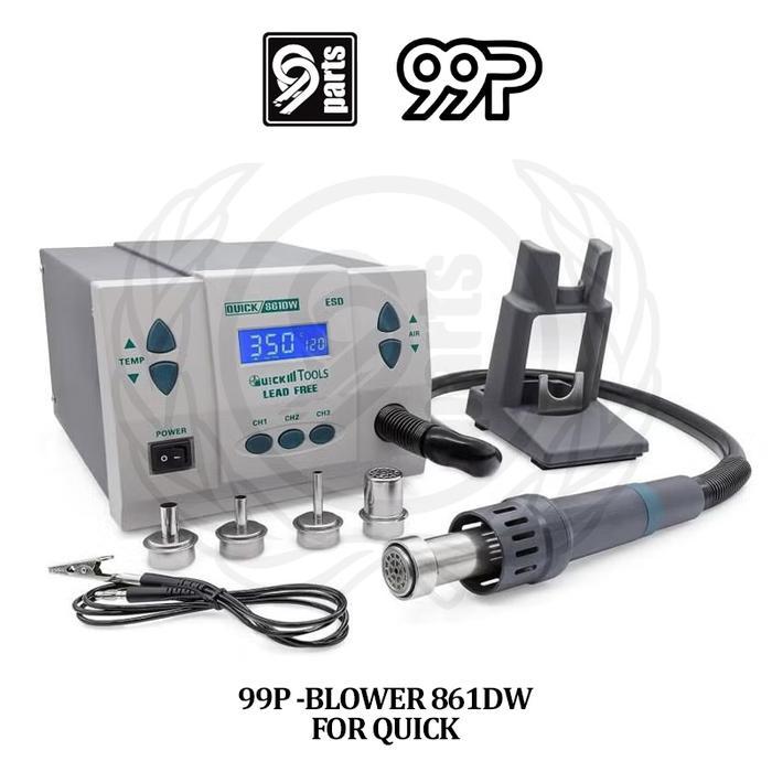 Blower Quick 861DW Original / Hot Gun Quick 861DW / Hot Air Blower Quick 861DW / Solder UAP Quick
