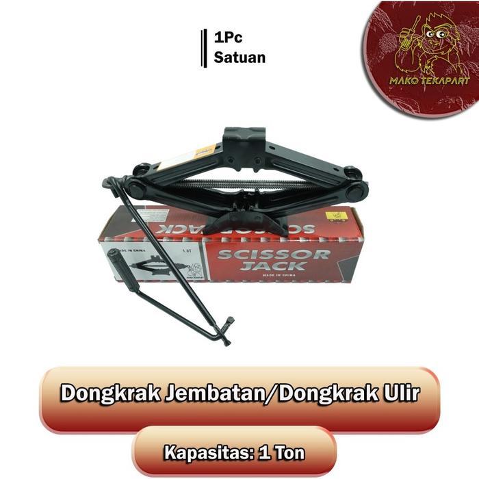 Best Seller Dongkrak Jembatan Mobil 1 / 1,5 Ton Dongkrak Ulir Dongkrak Manual Original