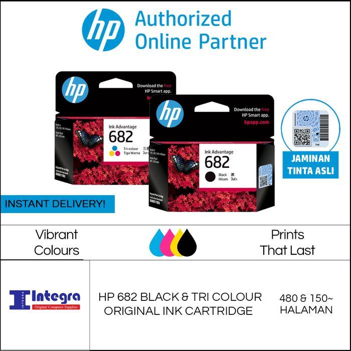 Tinta HP 682 Printer 1216 2335 2336 2337 2775 Resmi