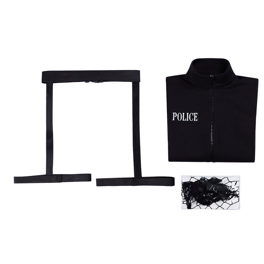 ANIME ROLE-PLAYING WOMEN COP COSPLAY EROTIC LINGERIE WITTY OFFICER COSPLAY COSTUME JUMPSUIT COSTUME