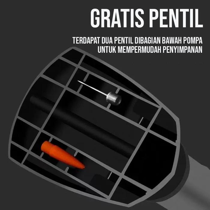 "New" Life tool/160psi Pompa/pompa ban motor injak/ pompa ban motor/pompa sepeda dan motor/Portable