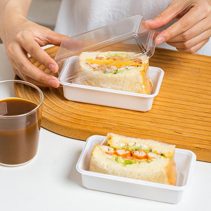Mika Tray Sandwich Tempat Roti Kotak Kue Toast Box korea Sandwich