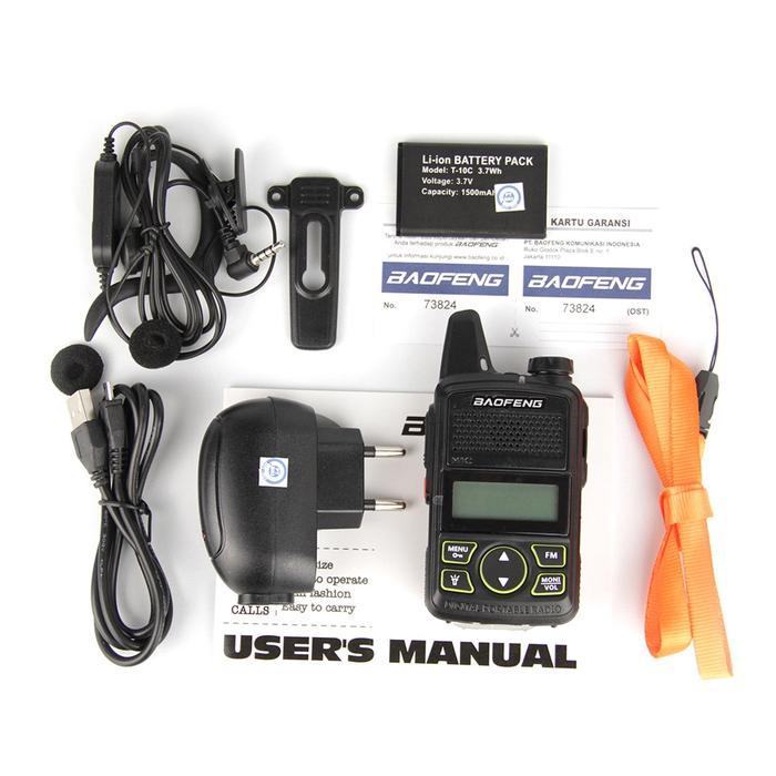 Baofeng Bf-T1 (2W) Walkie Talkie Ht - Baofeng Indonesia