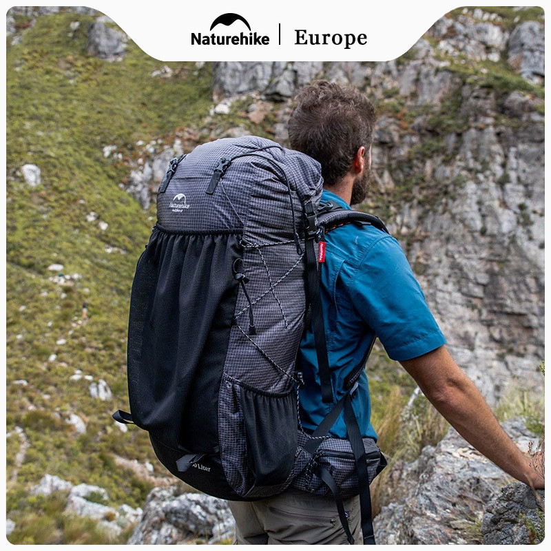 Naturehike Climbing Backpack 60+5L Camping Backpack Travel Bag Large Capacity Military