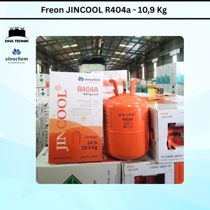 Freon Jincool R404a 10,9 kg - Freon pendingin coldstorage JINCOOL SINOCHEM R404A
