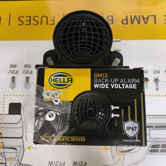 Back Buzzer Hella/Backup Alarm Hella/Klakson Mundur Hella Original