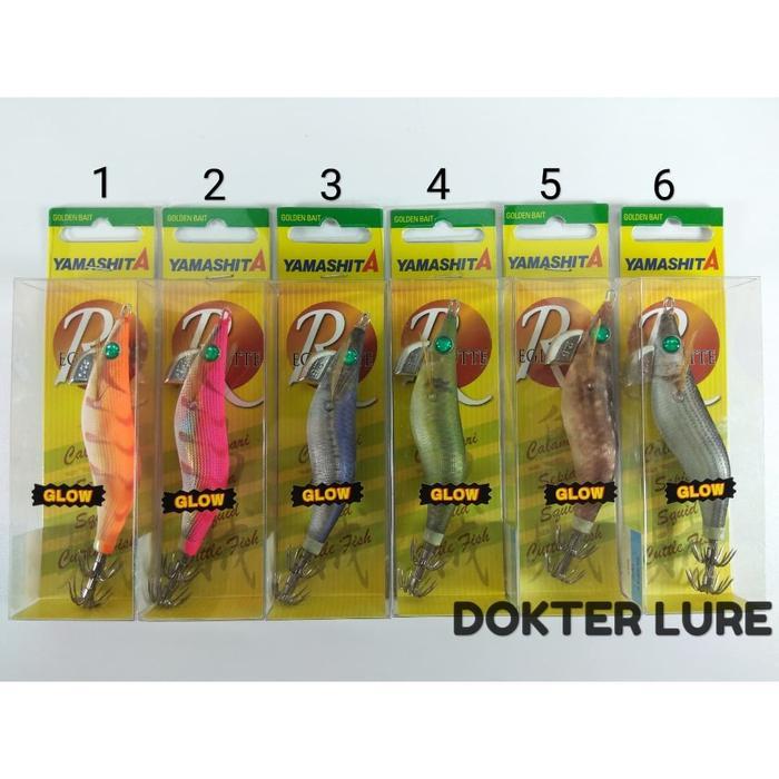 LURE EGI YAMASHITA SUTTE R 2.5 Glow Squid Jig Umpan Cumi Egging