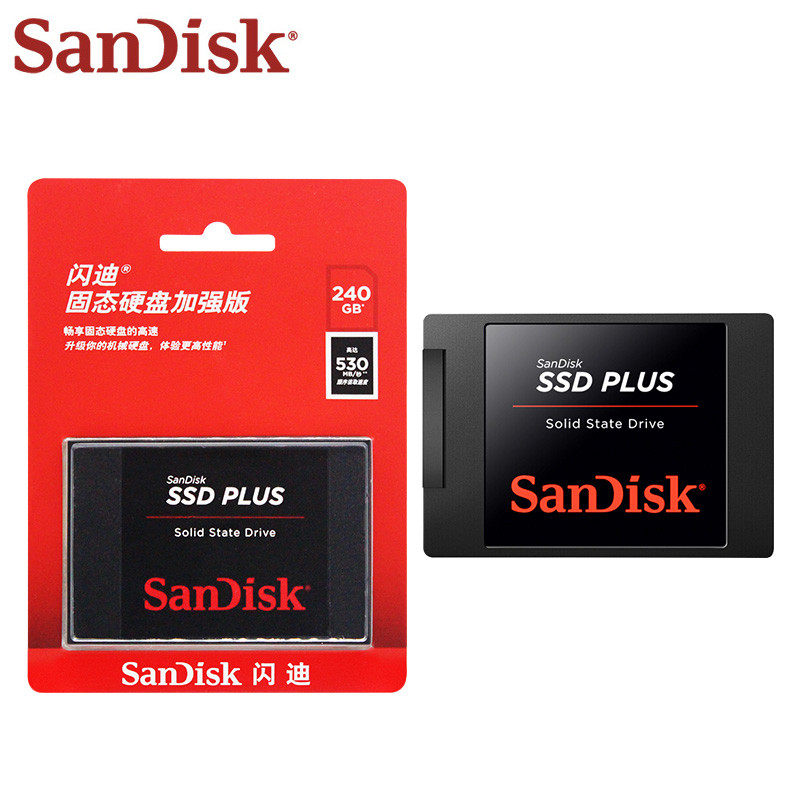 FLASH SALE    100% Original SanDisk SSD PLUS Internal Solid State Drive SATA III 2.5 inch SSD 240GB 