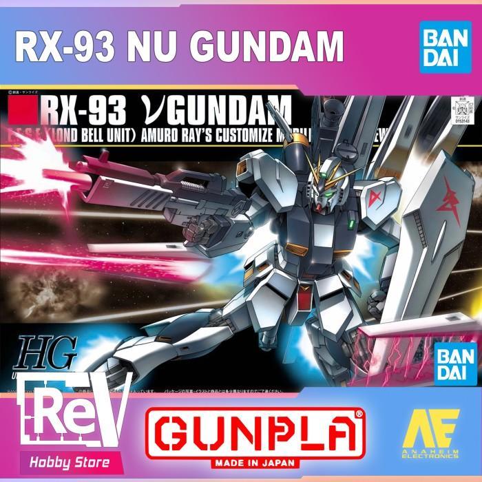 HG NU GUNDAM BANDAI HIGH GRADE HGUC RX93 1/144