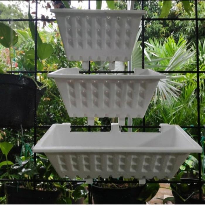 Koralineshop Pot Argo 04 Pot Argo 02 Pot Argo 01 Pot Tempel Dinding Vertical Garden Bunga Gantung