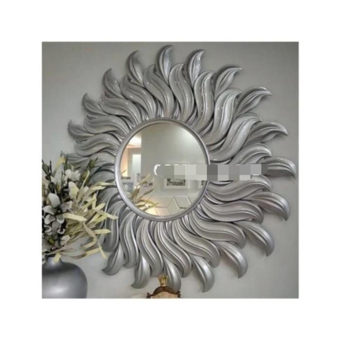 CERMIN HIAS UKIR JATI , CERMIN DINDING JATI , HIASAN DINDING KACA