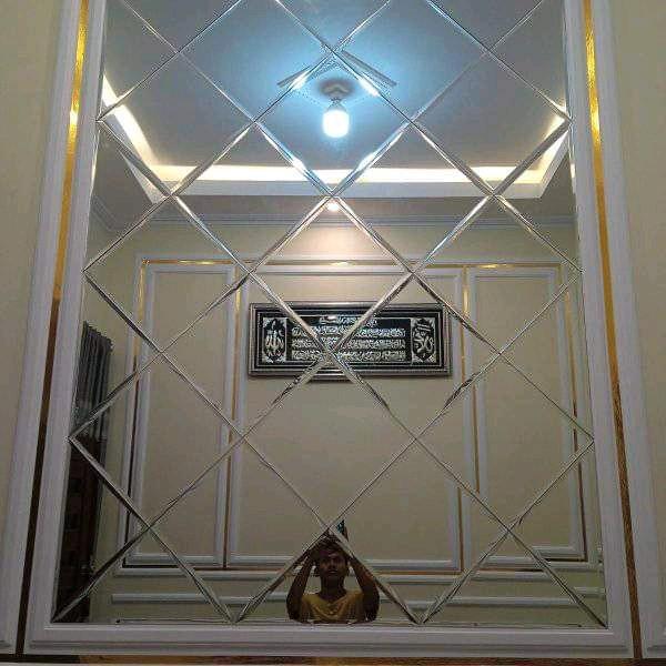 Set Kaca Cermin Aesthetik Ukuran 170CM x 170CM / Teemurah Kaca Cermin Hiasan Dinding