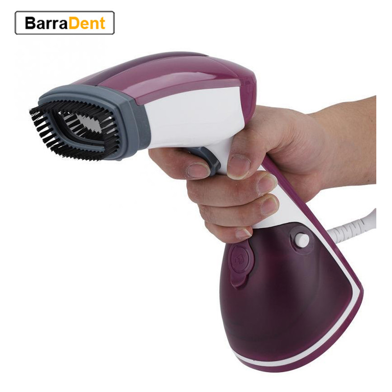 1200W Handhold Garment Steamer 250ml Water Tank With 2 Color Purple And Blue Flat Ironing Vertical
