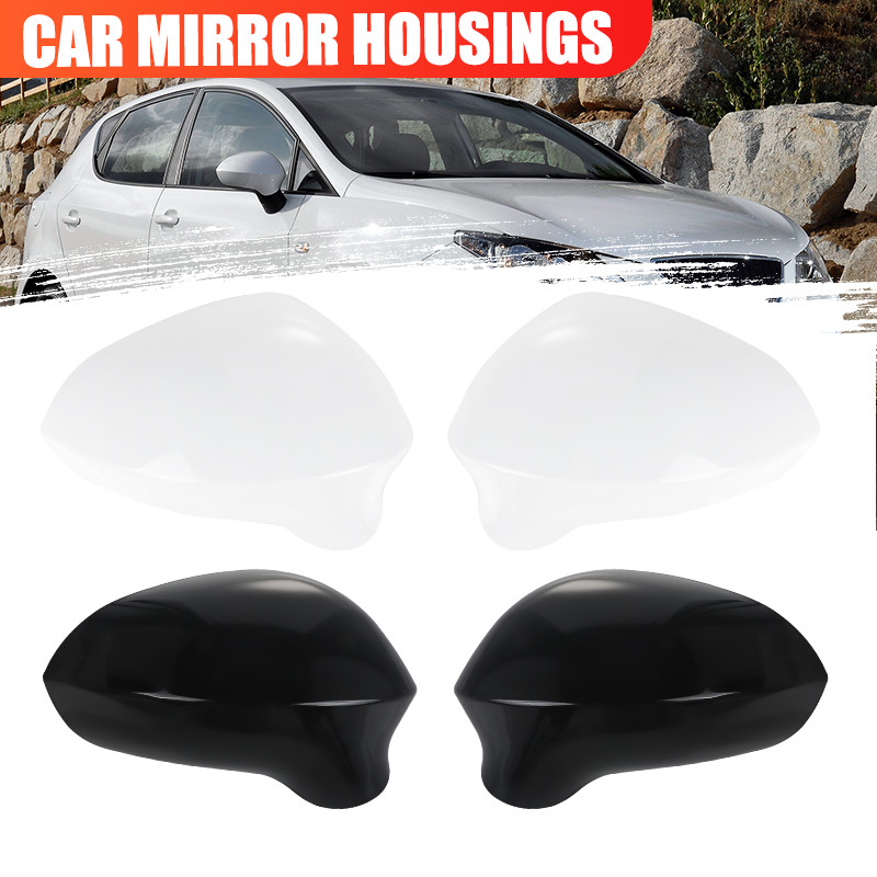 Left/Right Side Wing Mirror Cover Cap Casing For Seat Ibiza 2008 2009 2010 2011 2012 2013 2014 2015