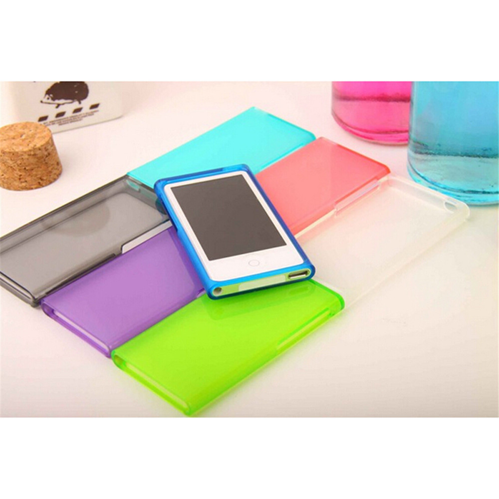 Soft TPU Case Cover and 2 HD Screen Protective Films, Apple iPod Nano 7, 7G, 7th Generation, Candy