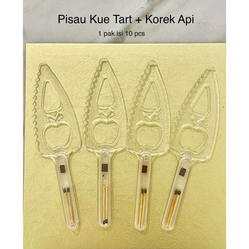 Pisau Kue Tart + Korek Api